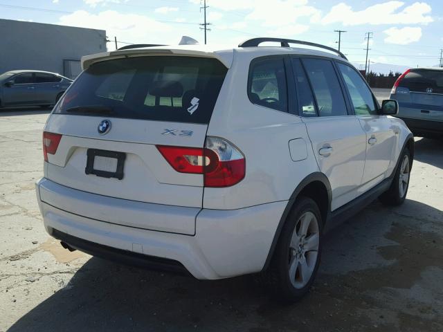 WBXPA93466WD30218 - 2006 BMW X3 3.0I WHITE photo 4