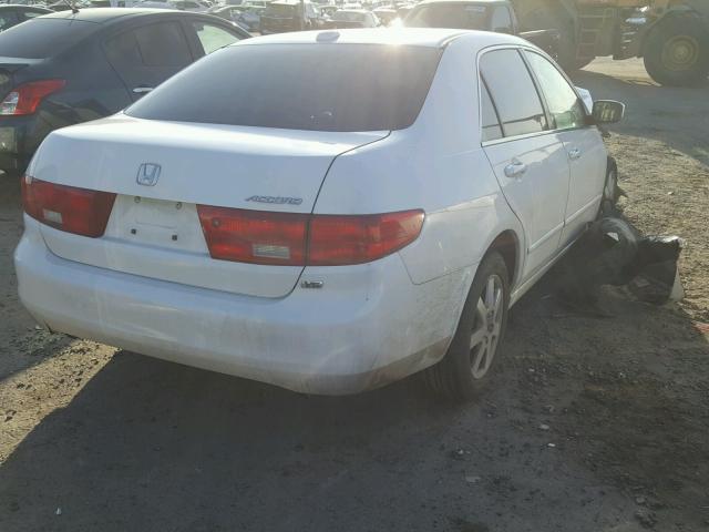 1HGCM66565A072458 - 2005 HONDA ACCORD EX WHITE photo 4