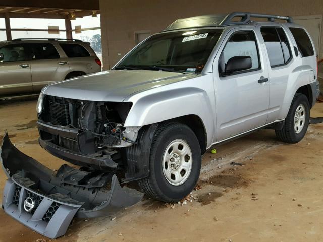 5N1AN08U08C522517 - 2008 NISSAN XTERRA OFF SILVER photo 2