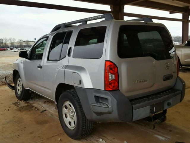 5N1AN08U08C522517 - 2008 NISSAN XTERRA OFF SILVER photo 3