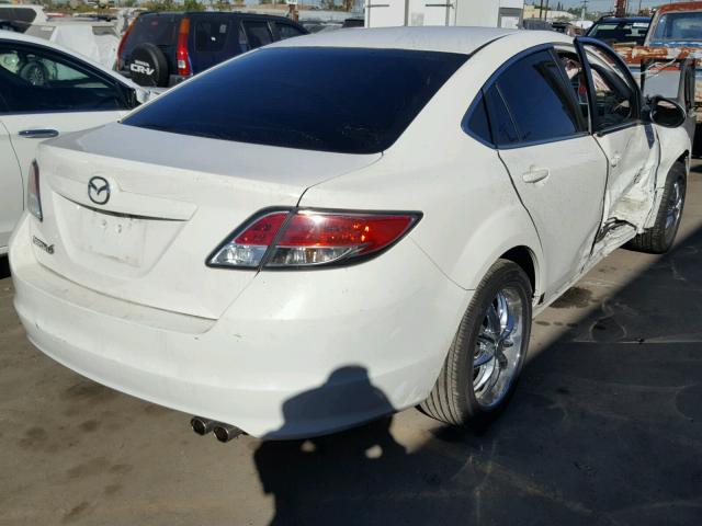 1YVHZ8BH1A5M58090 - 2010 MAZDA 6 I WHITE photo 4