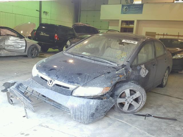 1HGFA16836L092224 - 2006 HONDA CIVIC EX BLUE photo 2