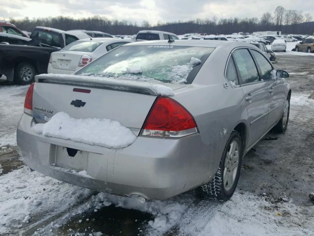 2G1WU581269345904 - 2006 CHEVROLET IMPALA LTZ SILVER photo 4