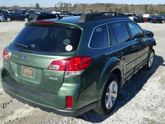 4S4BRBKC8D3203283 - 2013 SUBARU OUTBACK 2. GREEN photo 4