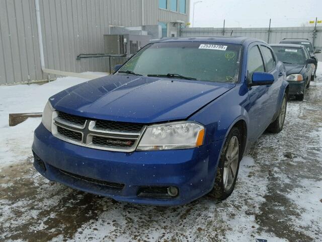 1C3CDZCB5DN612694 - 2013 DODGE AVENGER SX BLUE photo 2