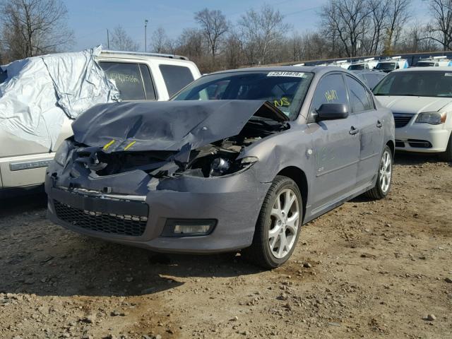 JM1BK323371615089 - 2007 MAZDA 3 S GRAY photo 2