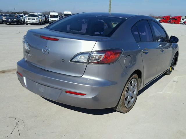 JM1BL1UF1C1502342 - 2012 MAZDA 3 I SILVER photo 4