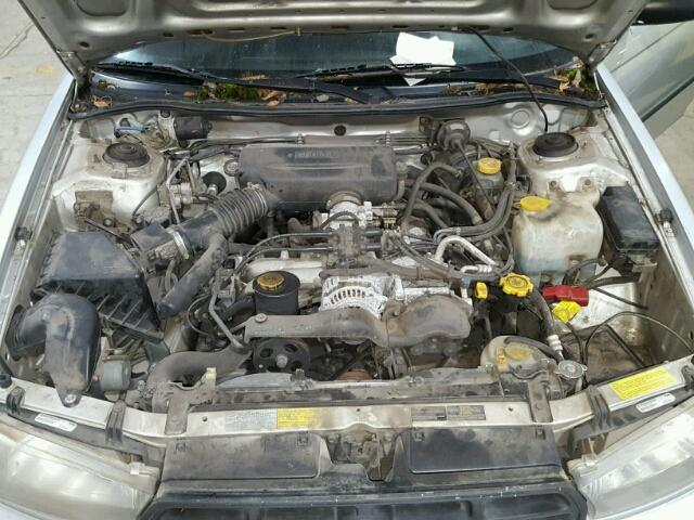 4S3BK4350W6322063 - 1998 SUBARU LEGACY L SILVER photo 7