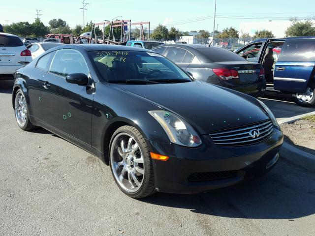 JNKCV54E74M306742 - 2004 INFINITI G35 BLACK photo 1