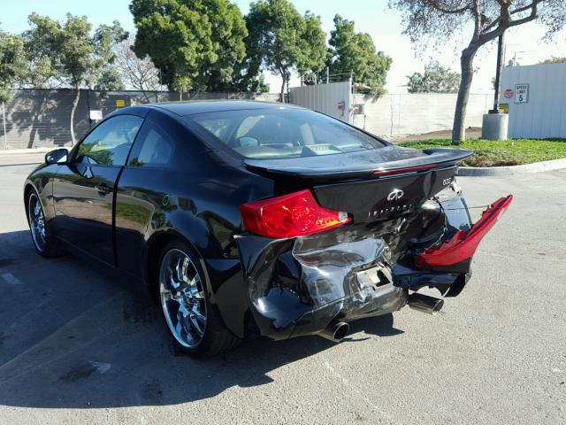 JNKCV54E74M306742 - 2004 INFINITI G35 BLACK photo 3