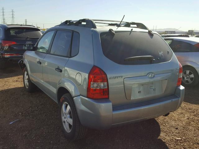 KM8JM12B36U436707 - 2006 HYUNDAI TUCSON GL SILVER photo 3