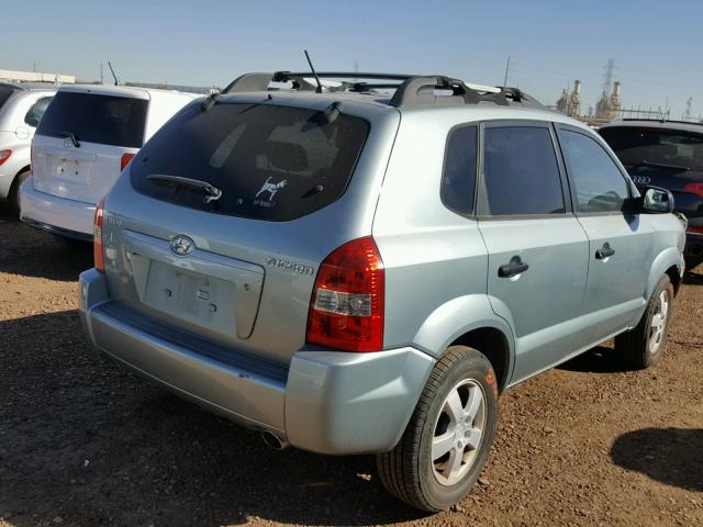 KM8JM12B36U436707 - 2006 HYUNDAI TUCSON GL SILVER photo 4