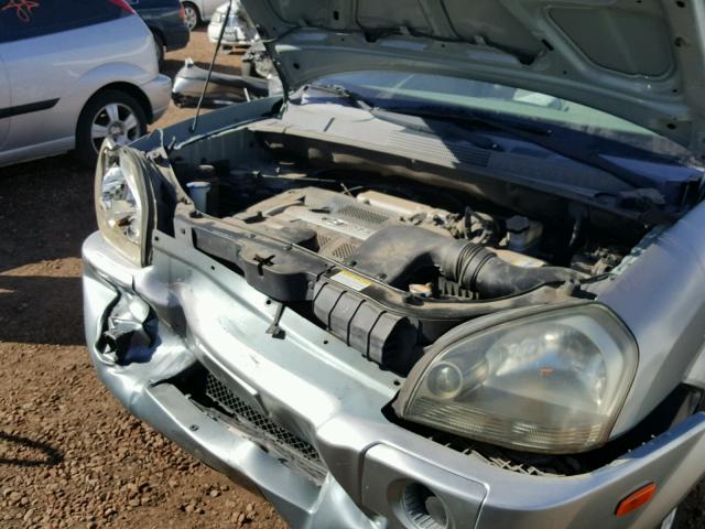 KM8JM12B36U436707 - 2006 HYUNDAI TUCSON GL SILVER photo 9