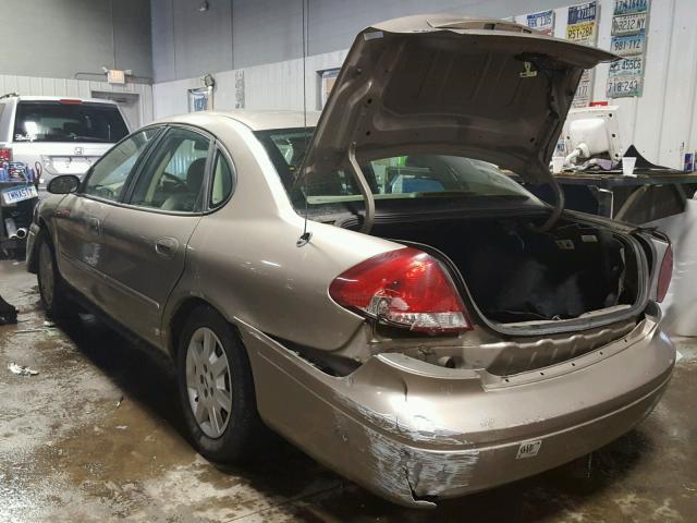 1FAFP53U27A177015 - 2007 FORD TAURUS SE GOLD photo 3