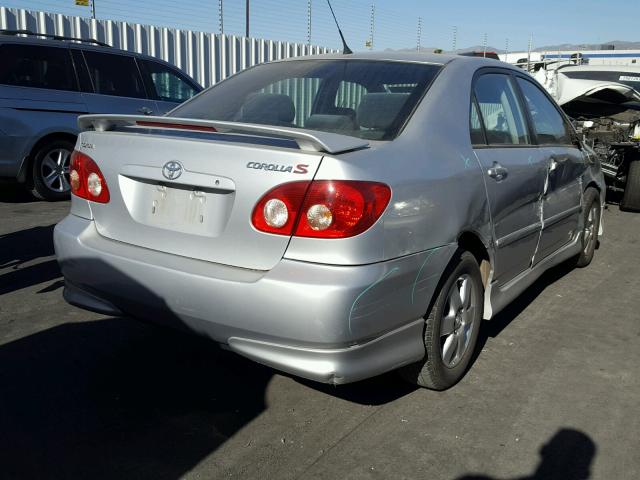 1NXBR32EX5Z441459 - 2005 TOYOTA COROLLA CE SILVER photo 4