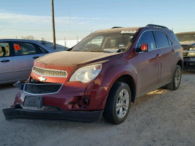 2GNALDEKXC6348999 - 2012 CHEVROLET EQUINOX LT RED photo 2