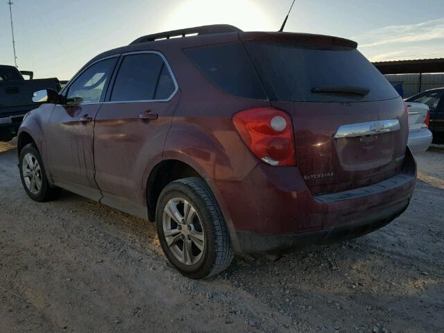 2GNALDEKXC6348999 - 2012 CHEVROLET EQUINOX LT RED photo 3