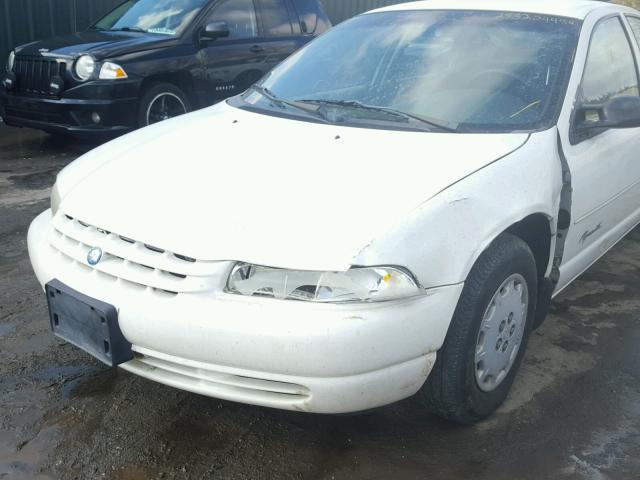 1P3EJ46XXXN633665 - 1999 PLYMOUTH BREEZE BAS WHITE photo 9