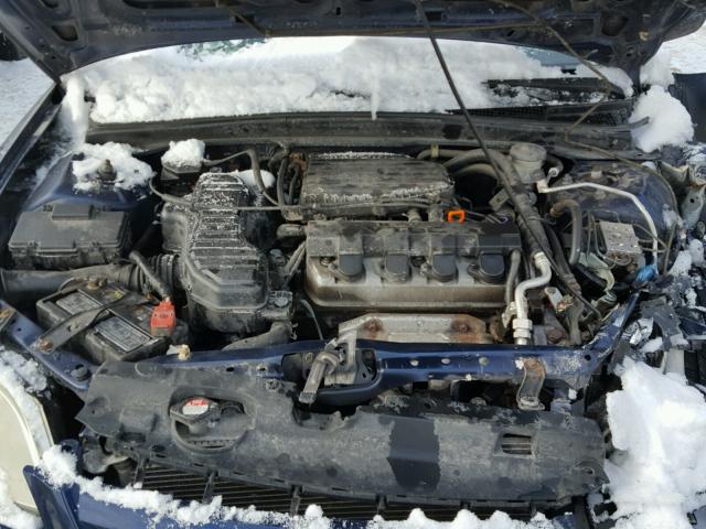 1HGES26712L029882 - 2002 HONDA CIVIC EX ლურჯი ფოტო 7