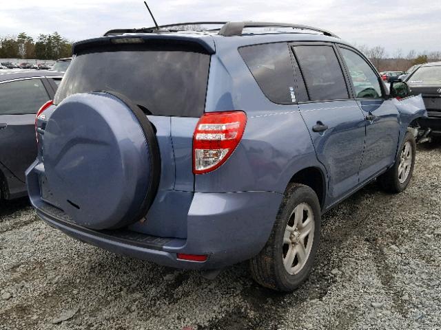 2T3KF4DV9BW089408 - 2011 TOYOTA RAV4 BLUE photo 4