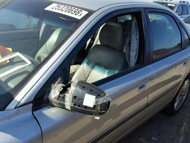 YV1TS92D121248910 - 2002 VOLVO S80 SILVER photo 9