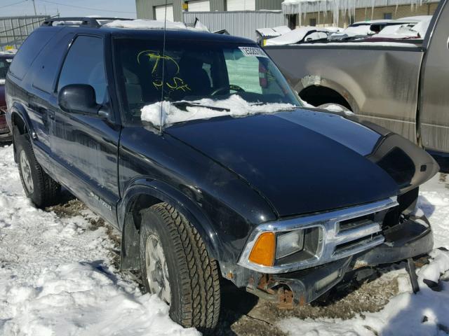 1GNCT18WXVK248827 - 1997 CHEVROLET BLAZER BLACK photo 1