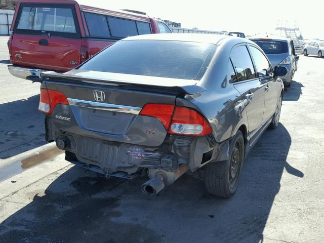 2HGFA5E54BH701715 - 2011 HONDA CIVIC SI CHARCOAL photo 4