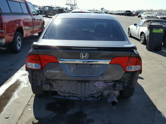 2HGFA5E54BH701715 - 2011 HONDA CIVIC SI CHARCOAL photo 9