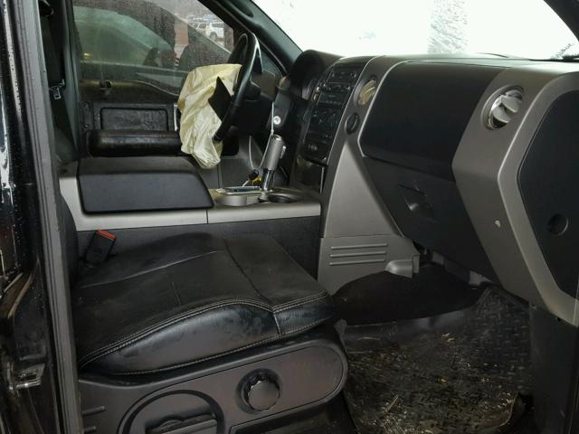 1FTPW14V78FA24796 - 2008 FORD F150 SUPER BLACK photo 5