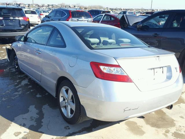 2HGFG12868H579843 - 2008 HONDA CIVIC EX ვერცხლისფერი ფოტო 3