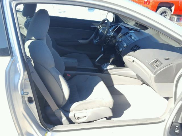 2HGFG12868H579843 - 2008 HONDA CIVIC EX SILVER photo 5