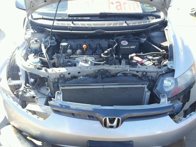 2HGFG12868H579843 - 2008 HONDA CIVIC EX ვერცხლისფერი ფოტო 7