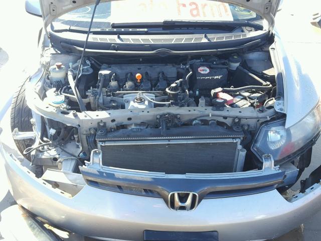 2HGFG12868H579843 - 2008 HONDA CIVIC EX SILVER photo 7