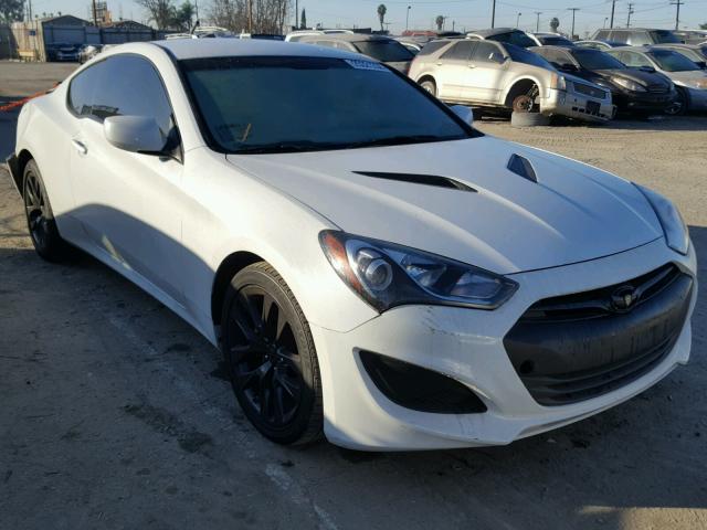 KMHHT6KD8DU102086 - 2013 HYUNDAI GENESIS CO WHITE photo 1