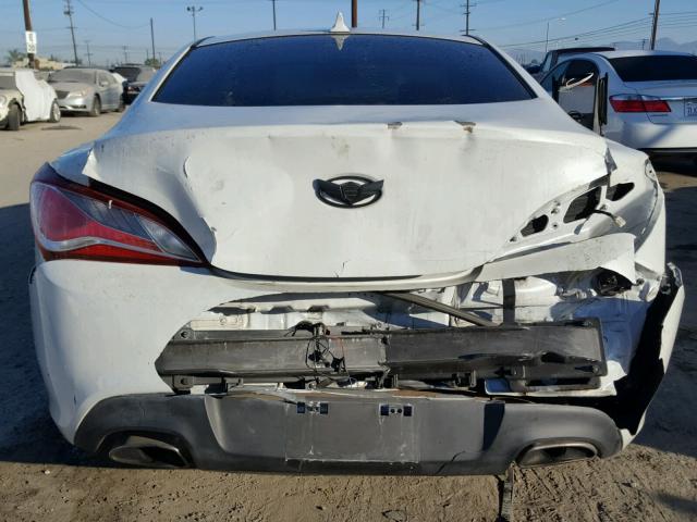 KMHHT6KD8DU102086 - 2013 HYUNDAI GENESIS CO WHITE photo 9