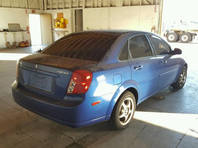 KL5JD56Z17K664839 - 2007 SUZUKI FORENZA BA BLUE photo 4