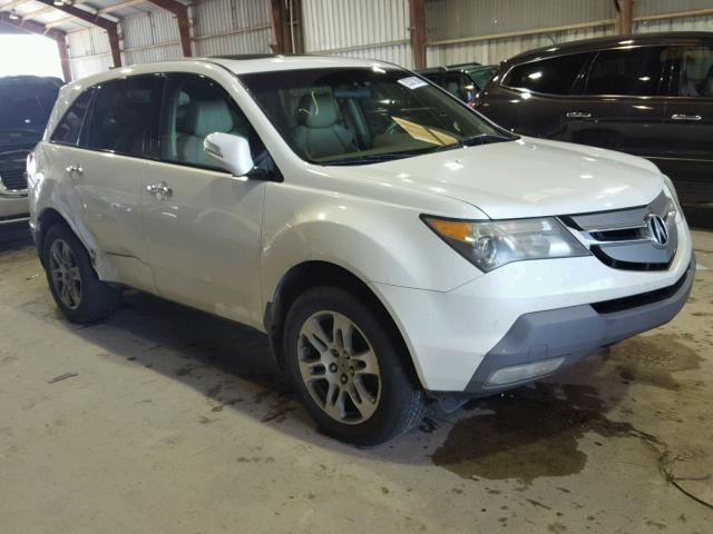 2HNYD28387H529682 - 2007 ACURA MDX TECHNO WHITE photo 1