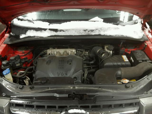 KNDJE723387539639 - 2008 KIA SPORTAGE E RED photo 7