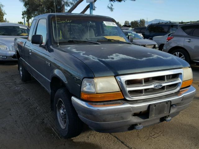 1FTYR14U4WPB41584 - 1998 FORD RANGER SUP GREEN photo 1