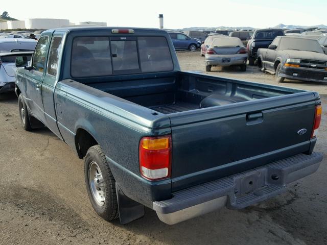 1FTYR14U4WPB41584 - 1998 FORD RANGER SUP GREEN photo 3