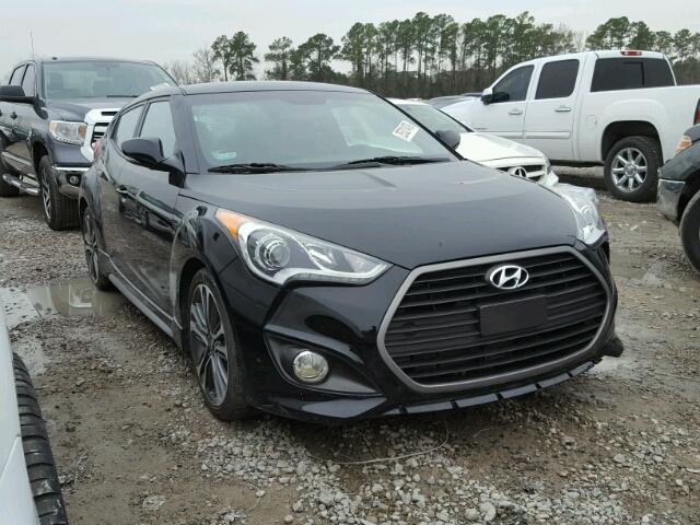 KMHTC6AE5GU294043 - 2016 HYUNDAI VELOSTER T BLACK photo 1