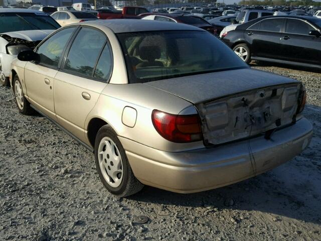 1G8ZK54752Z113649 - 2002 SATURN SL2 GOLD photo 3