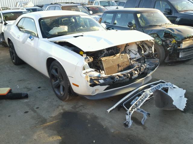 2C3CDYAG8EH177172 - 2014 DODGE CHALLENGER WHITE photo 1