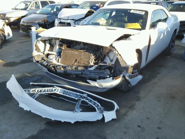 2C3CDYAG8EH177172 - 2014 DODGE CHALLENGER WHITE photo 2