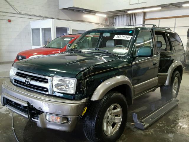 JT3HN87RXY0266729 - 2000 TOYOTA 4RUNNER LI GREEN photo 2