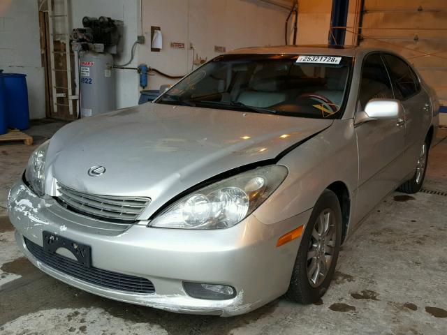 JTHBF30G630108096 - 2003 LEXUS ES 300 SILVER photo 2