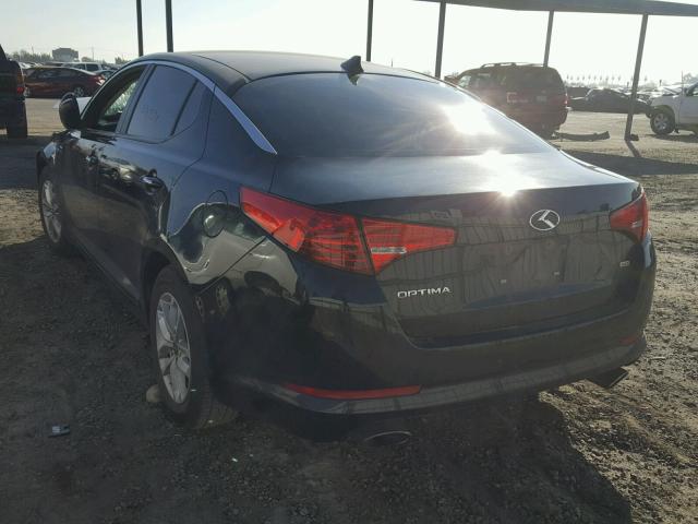 5XXGM4A73DG247040 - 2013 KIA OPTIMA LX BLACK photo 3