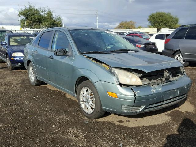 1FAHP34N96W109588 - 2006 FORD FOCUS ZX4 GREEN photo 1