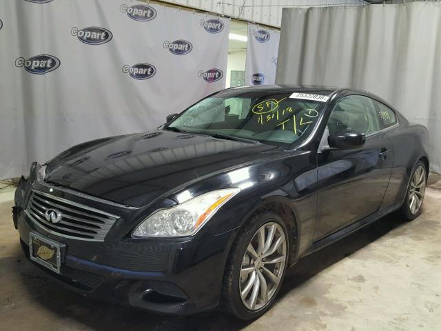 JNKCV64E39M607232 - 2009 INFINITI G37 BASE BLACK photo 2