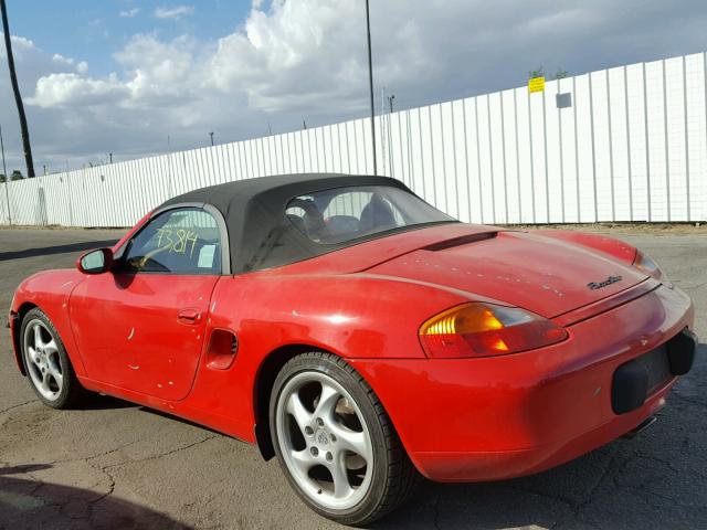 WP0CA2989YU622034 - 2000 PORSCHE BOXSTER RED photo 3